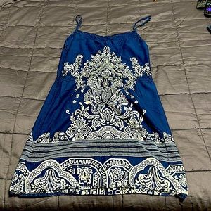 Dark blue bandana sun dress. Have been worn a few times but I don’t fit me